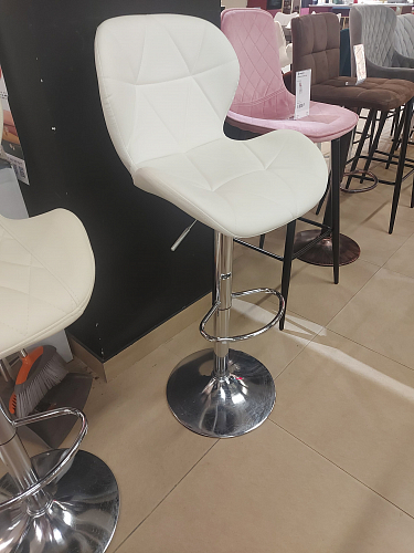 Барный стул Trio beige / chrome из шоурума 1